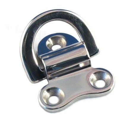 Stainless Steel Hinging Pad Eye Saddle Hinging (4 sizes)