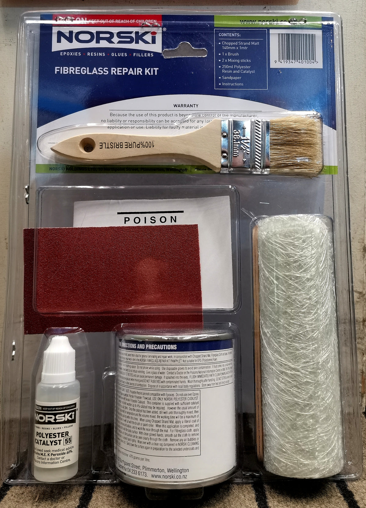 Polyester Repair Kit - 250ml – Boat NZ