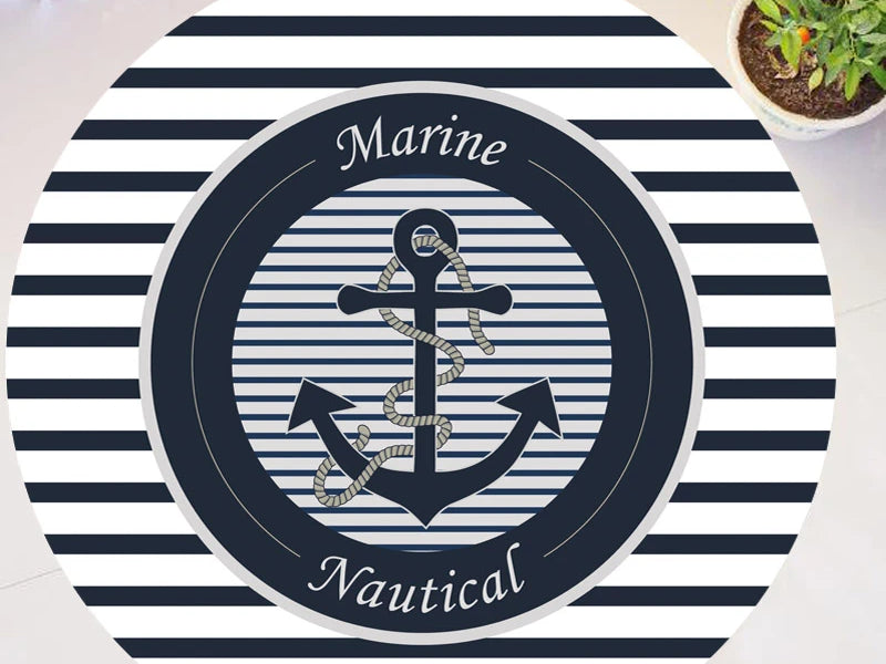Classical Nautical Floor Mat