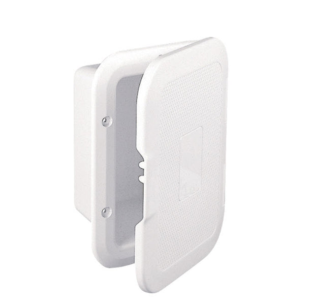 Side Mount Shower Housing with hatch lid