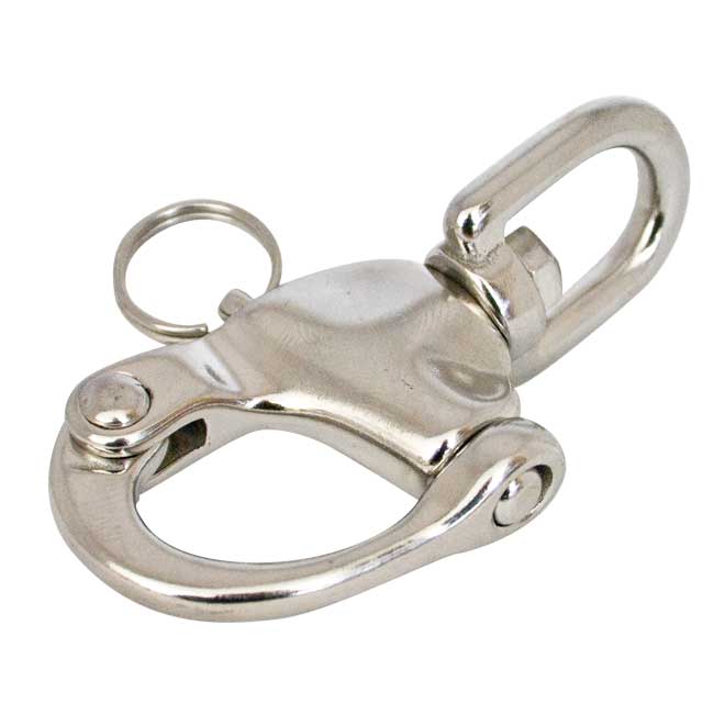 Snap Shackle Stainless Steel with Swivel