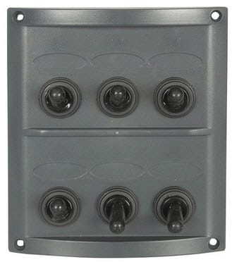 6 Switch Panel 12v with inline fuses