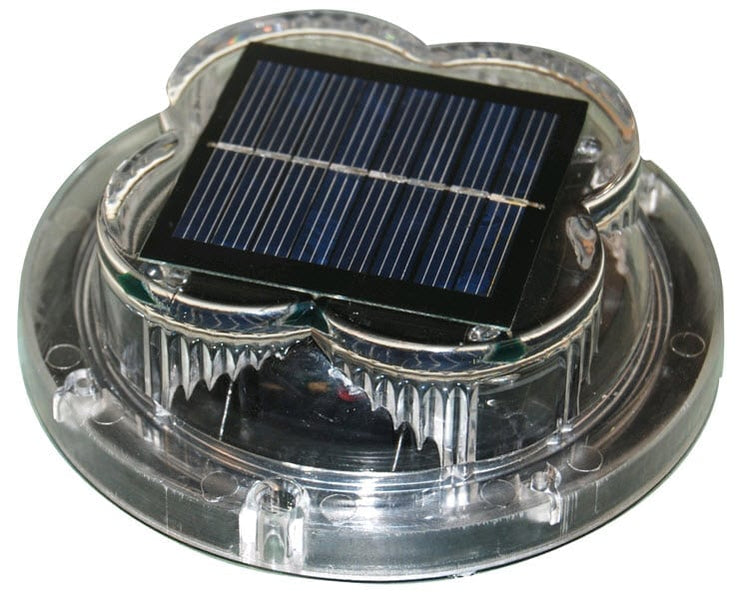 LED solar dock light