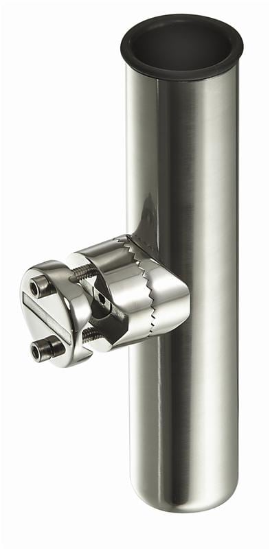 Clamp on Stainless Steel Rod Holder angle adjustable - mounts a 18